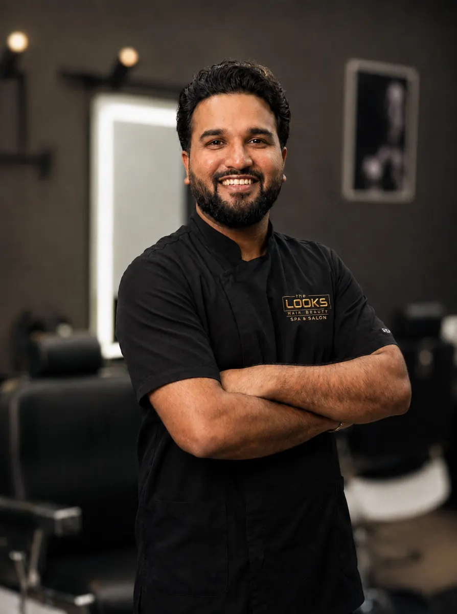 Rahul Bhatti, owner of The Looks Hair Beauty and Spa Salon